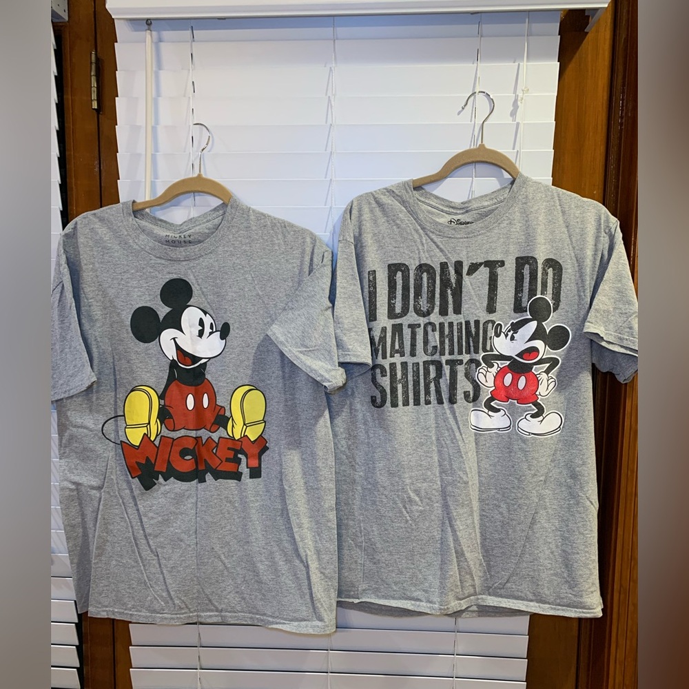 Disney Mickey Tee Shirts Men’s  Size Larges sold together